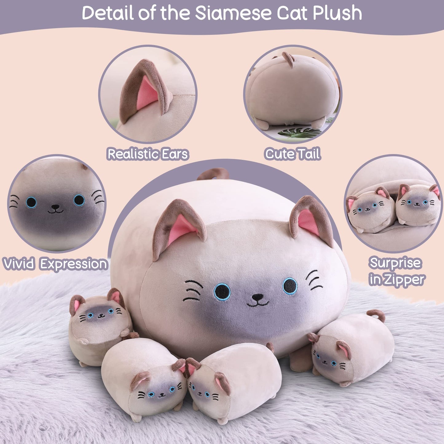 Chubby Plush 4-in-1