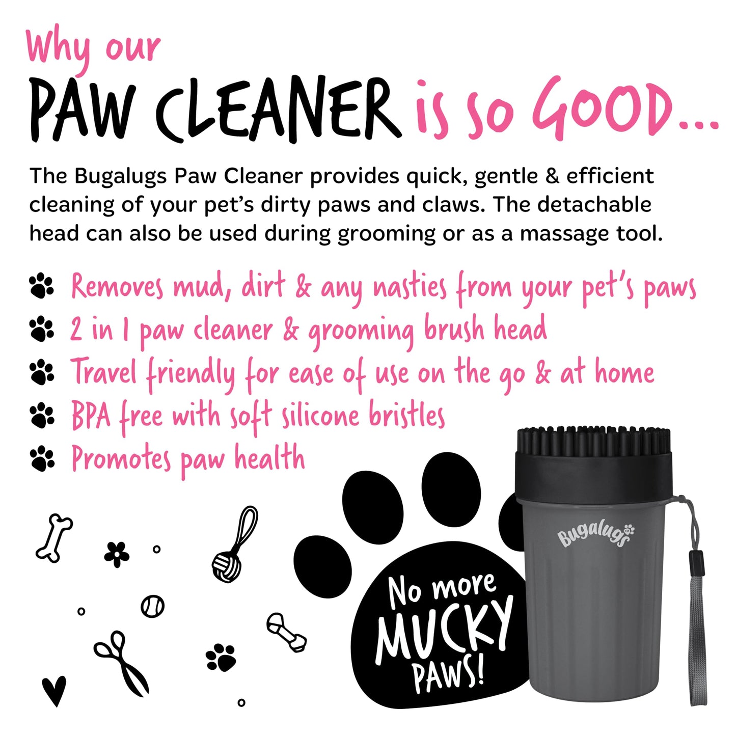 Bugalugs Dog Paw Cleaner