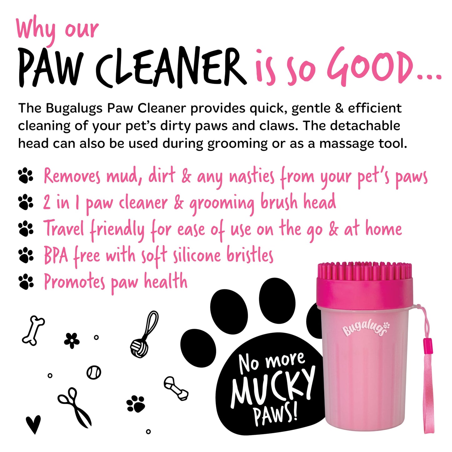 Bugalugs Dog Paw Cleaner