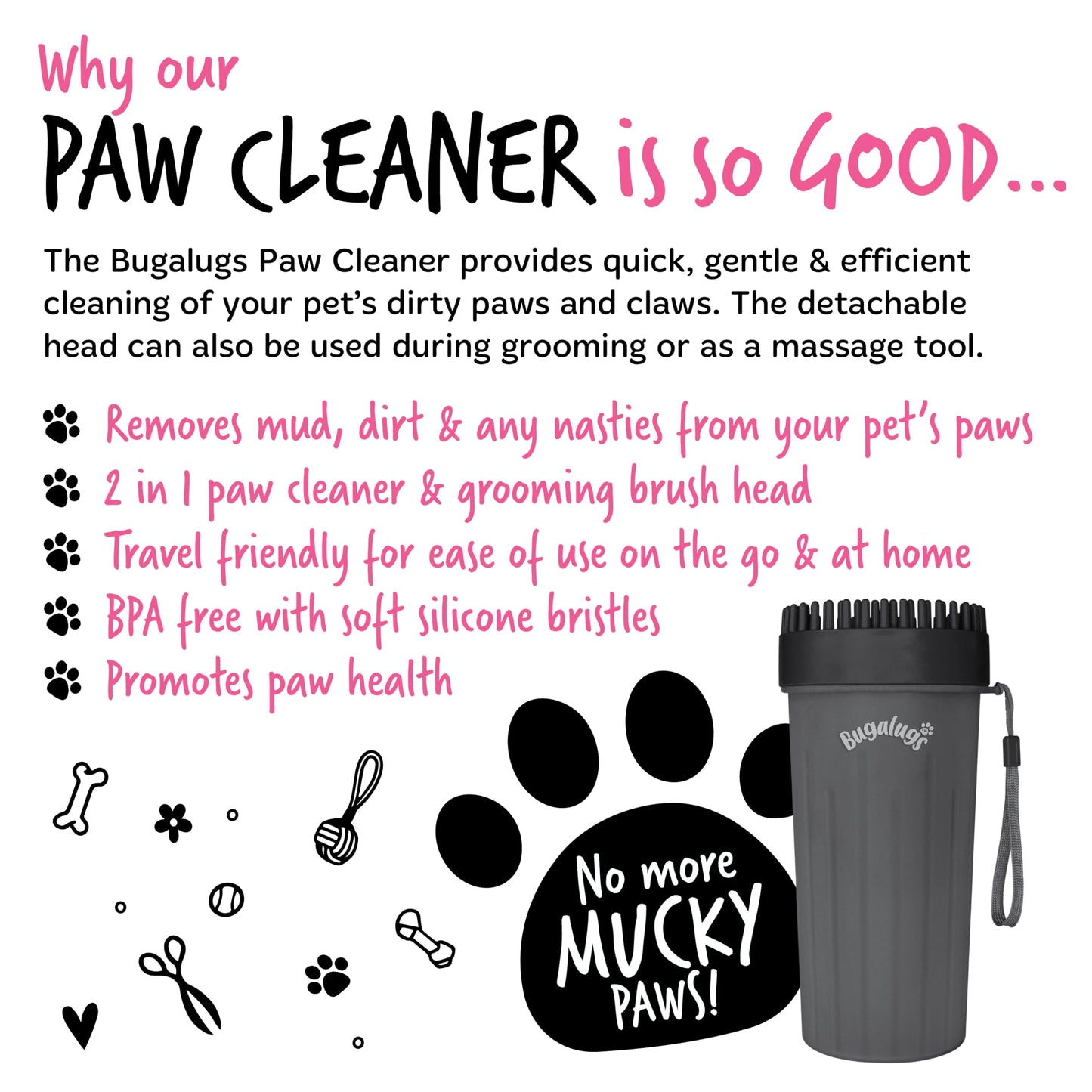 Bugalugs Dog Paw Cleaner