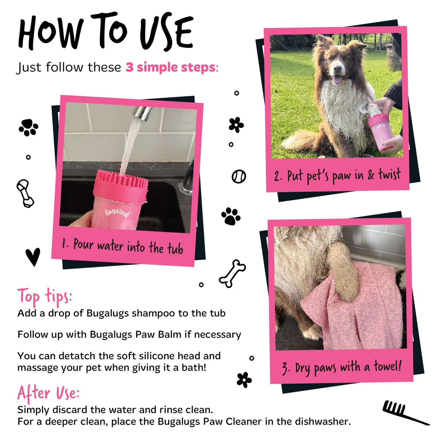 Bugalugs Dog Paw Cleaner