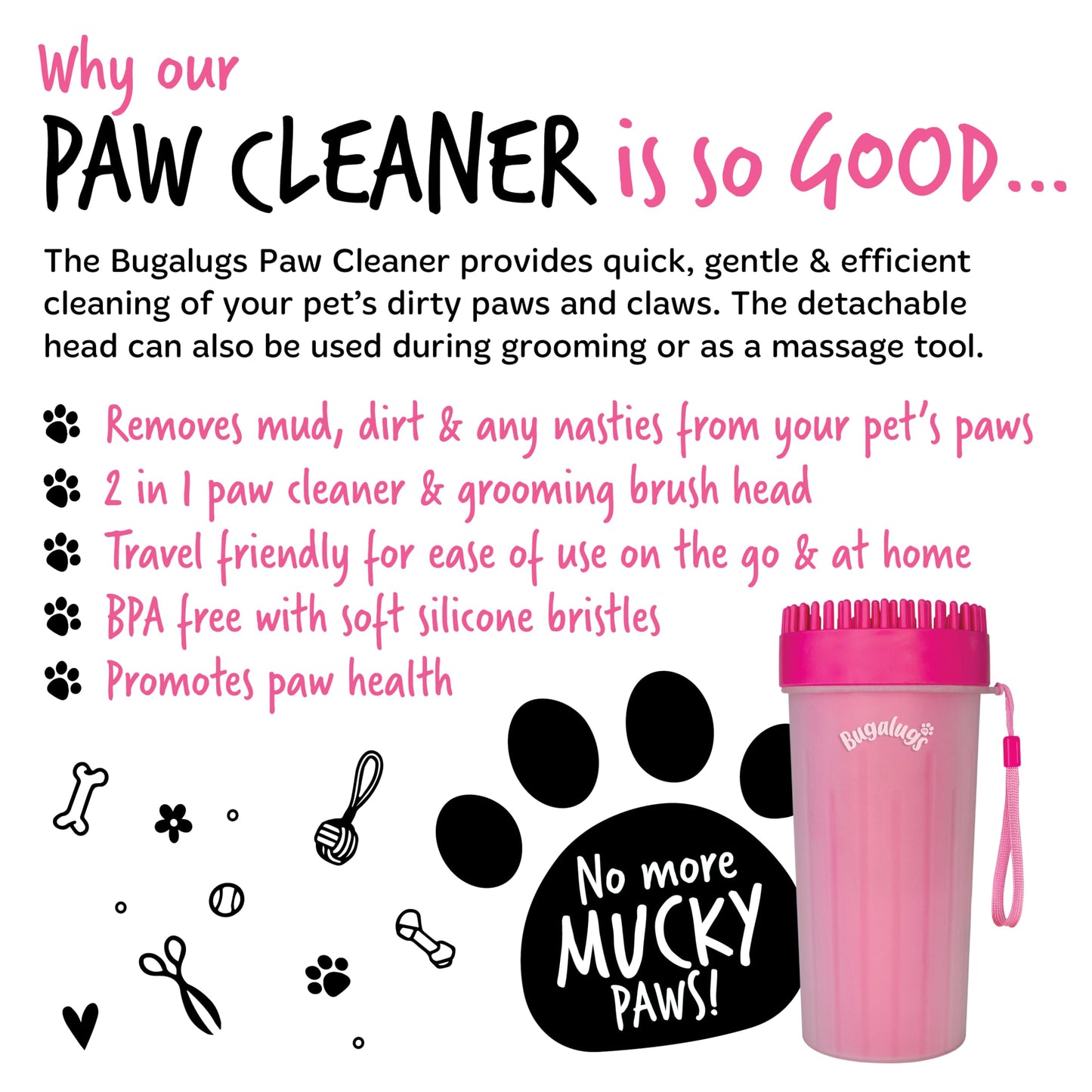 Bugalugs Dog Paw Cleaner