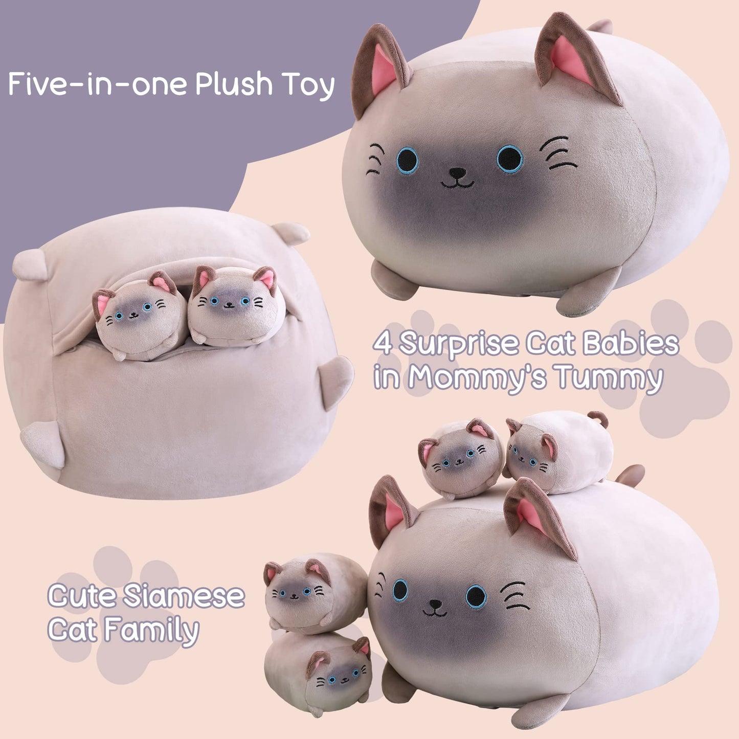 Chubby Plush 4-in-1