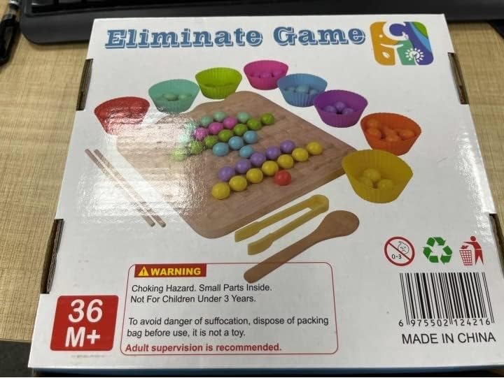 Montessori Rainbow Bead Game