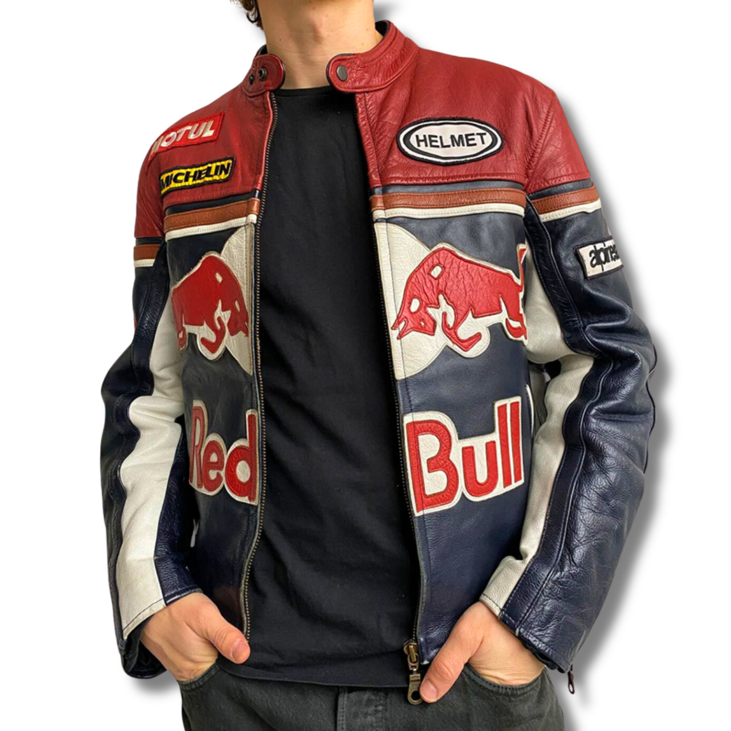 Faux Leather Premium Redbull Racing Jacket