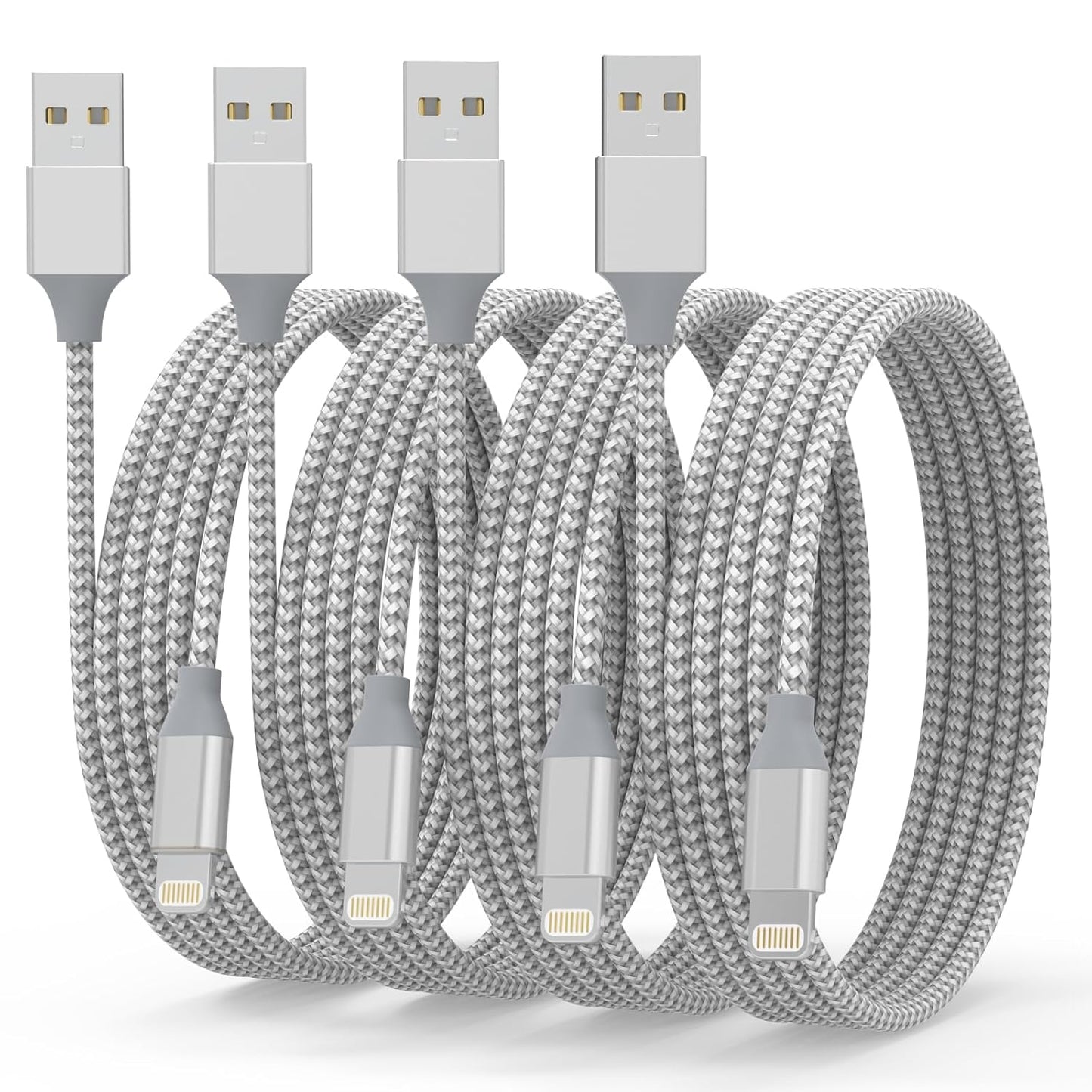 4 X Apple Certified iPhone Cables